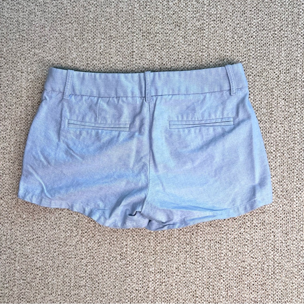 J.Crew Light Blue Chino Shorts Size 0 Preppy Coastal Summer Classic - Picture 4 of 4